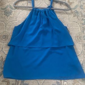 veronica m blue dressy top